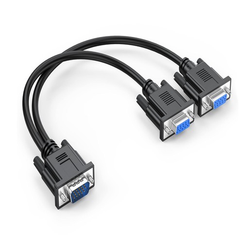 Vga splitter cable dual - cable,